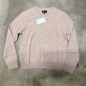 Mongolian cashmere crewneck sweater